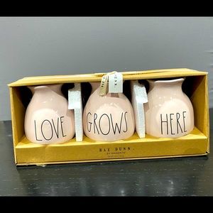 Rae Dunn small pink vases